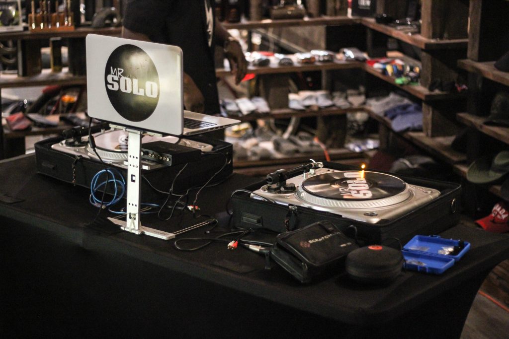 turntable setup DJ services Future Vibes Entertainment